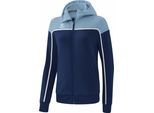 Erima Change Giacca Da Allenamento Con Cappuccio Donna - New Navy / Denim Sbiadito / Bianco