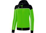 Erima Calcio Change By Erima Giacca Da Allenamento Con Cappuccio Da Donna Verde Nero Bianco Taglia 36