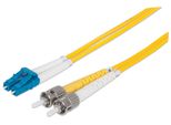 Cavo Di Collegamento In Fibra Ottica Intellinet Lc/St 2M Monomodale OS2 Giallo