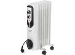 Adler Ad 7815 Electric Space Heater Indoor White 1500 W Oil Electric Space Heater