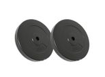 Vidaxl Piastre Di Peso 2 Pezzi 30 Kg Cemento