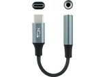 Convertitore Usb Tipo-C Nanocable 10.24.1204/ Usb Tipo-C Maschio - Jack 3,5 Femmina