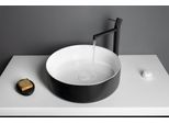 Sapho Solaria - Miscelatore Per Lavabo, Nero Opaco WD006B