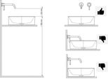 Sapho Solaria - Miscelatore Da Incasso Per Lavabo, 2 Fori, Cromo WD008