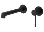 Sapho Solaria - Miscelatore Da Incasso Per Lavabo, 2 Fori, Nero Opaco WD008B