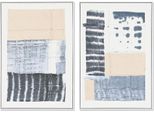 Quadro Dkd Home Decor 60 X 3,2 X 90 Cm Astratto Urbano (2 Pezzi)