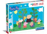 Puzzle Maxi 24 Pezzi Supercolor Peppa Pig Di Clementoni