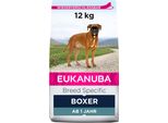 Eukanuba Breed Specific Boxer Cibo Secco - Cibo Premium Per Cani Con Pollo, 12 Kg, Ottimizzato Per La Razza