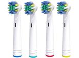Bmk Testine Per Spazzolino Oral-B, 4 Pezzi - Compatibili Con Oral-B EB25 Floss Action