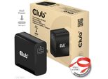 Club3D CLUB3D Caricabatterie Da Viaggio 140 Watt Tecnologia Gan, Porta Singola Usb Tipo-C, Supporto Power Delivery (Pd) 3.1