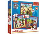 Trefl Trefl Paw Patrol Puzzle 3 In 1 Set