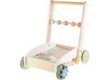 Carrello Di Legno Con Blocchi, Legno