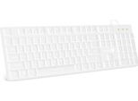 Connect It Cioccolato Tastiera Retroilluminata Whitestar Office (Versione Cz + Sk) Bianco