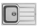 Lavello In Acciaio Inox Pyramis Athena 79X50 1B1D