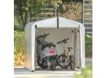 Sobuy KLS11-L Capanno Per Attrezzi In Foil Capanno Per Attrezzi Tenda In Foil Per Tutti Gli Usi Capanno Per Giardino Tenda Per Garage Garage Per Biciclette Tenda Per Magazzino Garage In Foil Wht Circa: 159X165X219Cm