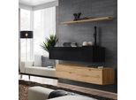 Set Di Armadietti Rionata 2 - Nero/Rovere Wotan