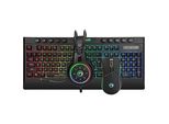 Marvo CM305, Set Tastiera + Mouse E Cuffie Da Gioco Rgb, Cz/Sk, Gaming, Tipo Di Membrana Cablata (Usb), Nero, Rgb P