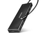 Axagon Axagon HUE-F7C 7X Usb 3.2 Gen 1 Alu Flat Hub Micro Power In 30Cm USB-C Usb 3.2 Gen 1 (3.1 Gen 1) Type-A 5000 Mbit/S Nero