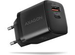 Axagon Axagon ACU-PQ30 Caricabatterie QC3.0, 4.0/Afc/Fcp/Pps/Apple+ Pd USB-C, 30W - Nero - Caricabatterie Compatto - 1X USB-C E 1X USB-A Cellulare, Smartphone, Smartwatch, Tablet, Universale Nero Ac Ricarica Rapida Interna
