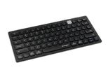 Tastiera Compatta Wireless Kensington Multi-Device Dual - Qwerty - Inglese Britannico - Nero - Senza Fili - Blu