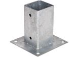Base Per Ombrellone Faura F50003 Quadrato In Acciaio Zincato 9 X 9 X 15 Cm M10