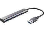 Trust Trust Halyx Usb 3.2 Gen 1 (3.1 Gen 1) Type-A 5 Mbit/S Nero, Grigio
