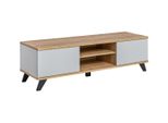 Tavolino Tv Mambra - Rovere Riviera / Grigio Perla