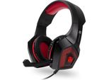 Connect It CHP-5500-RD Cuffie Da Gioco Battle Rnbw Ed. 2, Rosso