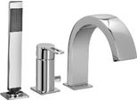 Paffoni West - Miscelatore Per Bordo Vasca, Installazione A 3 Fori, Cromo WS040LCR