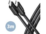 Axagon Axagon BUCM3-CM30AB Cavo Usb Usb 3.2 Gen 1 (3.1 Gen 1) 3 M Usb C Nero