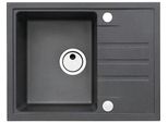 Lavello In Granito Alveus Intermezzo 30 Carbon 91 620X480 Mm 1117044