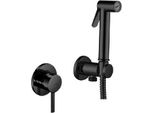 Kit Bidet Paffoni - Miscelatore Da Incasso Per Bidet Con Doccia E Corpo, Nero Opaco KITDUP110NO