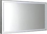Sapho Luminar - Specchio Con Cornice Con Illuminazione Led 1200X550 Mm, Cromo NL560