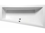 Vasche Da Bagno Polysan - Vasca Da Bagno Asimmetrica Andra Slim R, 1800X900X450 Mm, Bianco 78771S