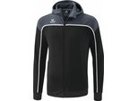 Erima Change Giacca Da Allenamento Con Cappuccio Da Bambino - Nero / Grigio Ardesia / Bianco