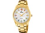 Lotus Orologio Da Donna Classic Elegant Orologio Da Polso In Pelle Oro UL18902/1