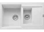 Franke Maris - Lavello In Fragranite Mrg 651-78, 780X500 Mm, Luce Bianca 114.0285.325