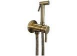 Kit Bidet Paffoni - Set Di Miscelatori A Leva Da Incasso Con Doccia Bidet, Bronzo ZDUP110BR