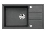 Lavello In Granito Alveus Intermezzo 130 Carbon 91 780X480 Mm 1117050