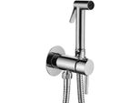 Kit Bidet Paffoni - Set Di Miscelatori A Leva Da Incasso Con Doccia Bidet, Cromo ZDUP110CR