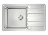 Lavello In Acciaio Inox Alveus Rando 30 Satin 790X500X1 Mm 1131209