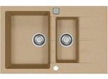 Alveus Cz Cadit 70 Beige 55 + Sifone A Scomparsa 790X500X200 Mm
