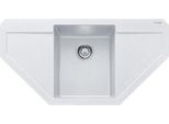 Franke Maris - Lavello In Fragranite Mrg 612 E, 960X500 Mm, Luce Bianca 114.0250.568