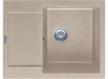 Franke Maris - Lavello In Fragranite Mrg 611-62, 620X500 Mm, Colore Sabbia 114.0284.760