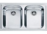 Franke Logica - Lavello Llx 620, 790X500 Mm, Acciaio Inox 101.0199.870