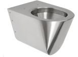 Sanela Toilette In Acciaio Inox - Toilette Sospesa, Antivandalo, In Acciaio Inox Slwn 04