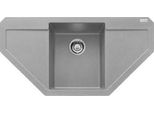 Franke Maris - Lavello In Fragranite Mrg 612 E, 960X500 Mm, Pietra Grigia 114.0250.572