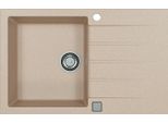 Alveus Cadit - Lavello In Granito 790X500 Mm, Con Comando Di Scarico, Terra 1132023