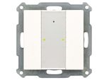 Mdt Knx Rf+ Pulsante Radio 2-F. Plus Con Attuatore, Rw Lucido.