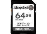 Kingston SDIT/64GB Scheda Sd 64GB Kingston Sdxc Industrial Da -40C A 85C Al Dettaglio